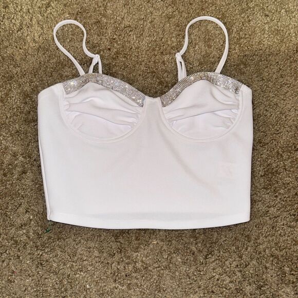 Size Small Windsor Rhinestone Bustier - Picture 1 of 3